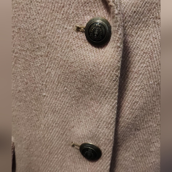 Gap Pink Herringbone The Academy Blazer Size 8 - Picture 4 of 10